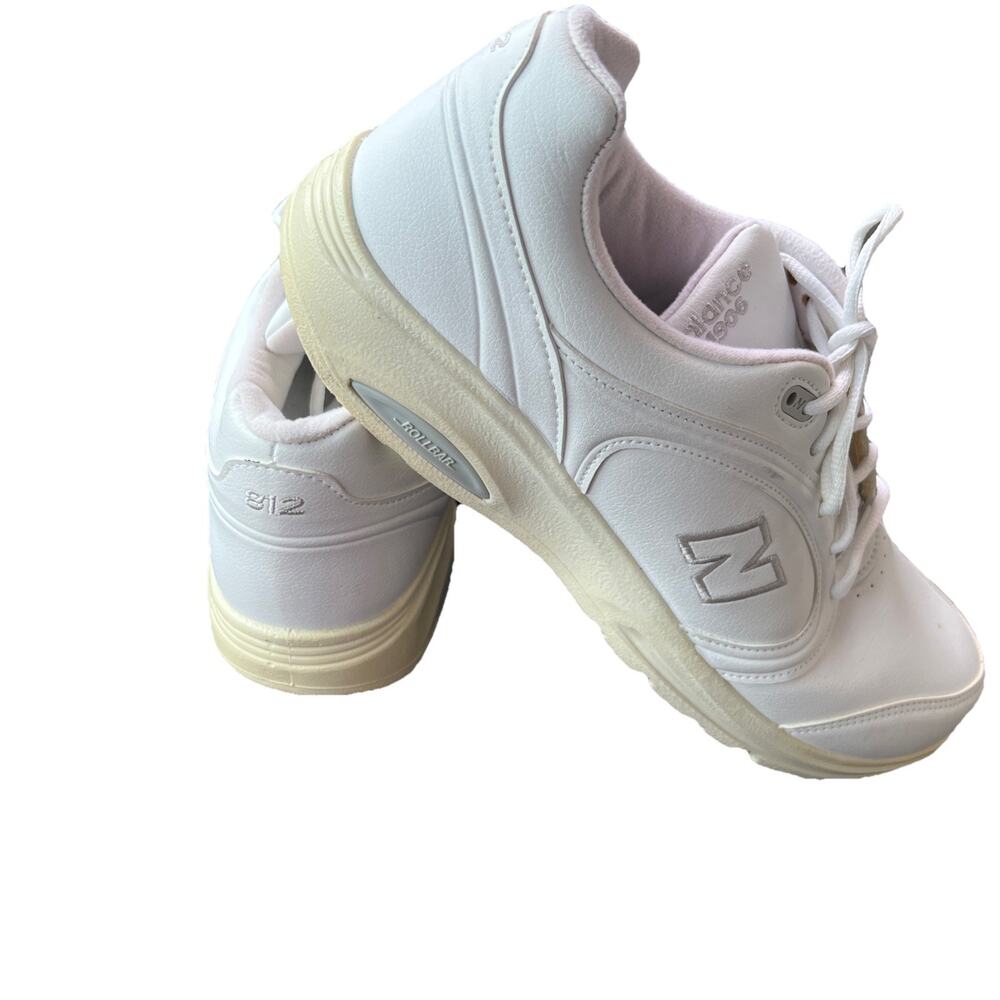 New Balance 812 Walking Shoes Womens Size 12 White Made In USA Leather Sneakers